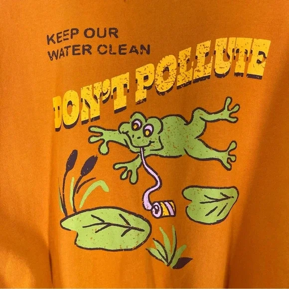 Urban Outfitters UO Don't Pollute Crew Neck Sweatshirt Medium Size - Picture 9 of 12